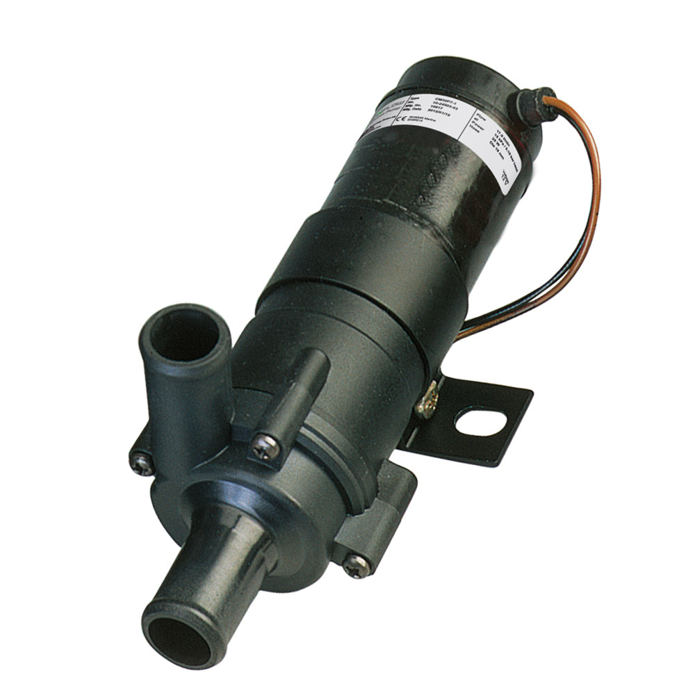 Johnson Pump CM30P7-1 12V circulation pump with 20mm diameter, compact accessories for efficient fluid circulation.
