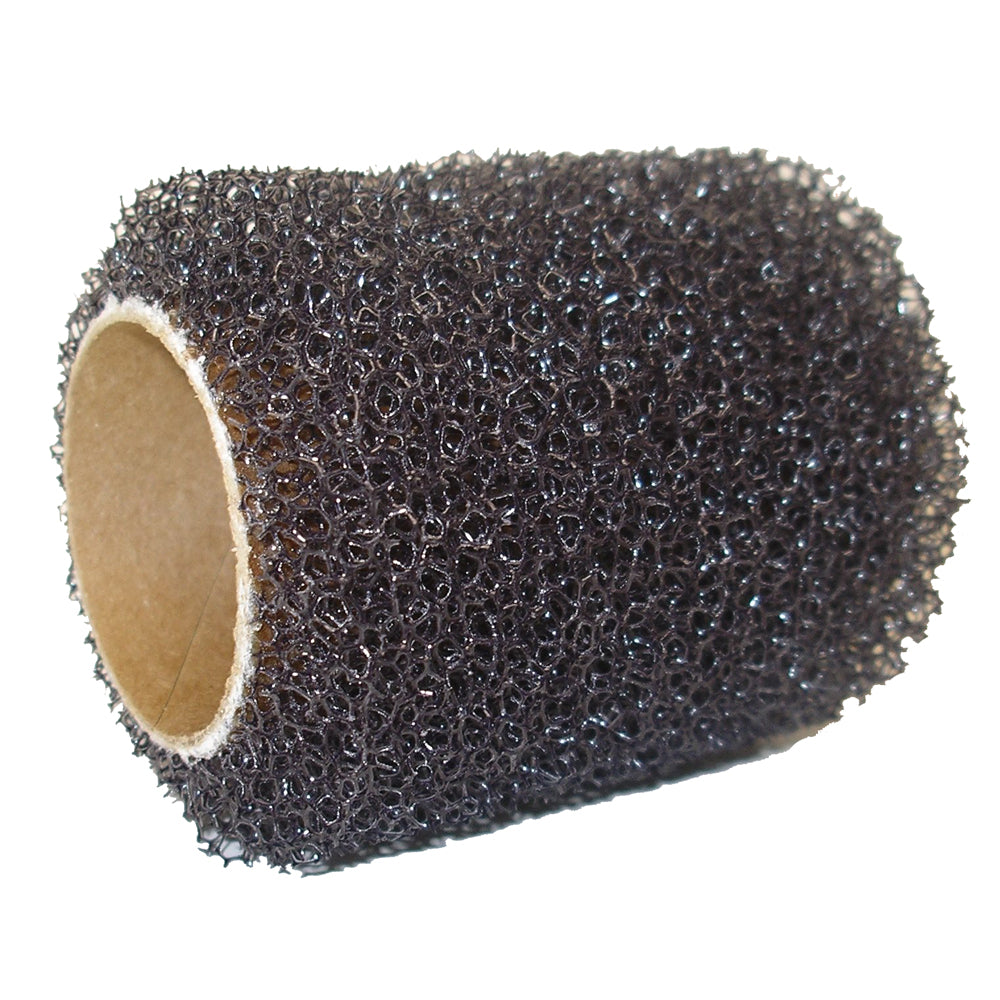 KiwiGrip 4-inch roller brush for non-skid paint application, with textured grip and smooth handle for easy use.