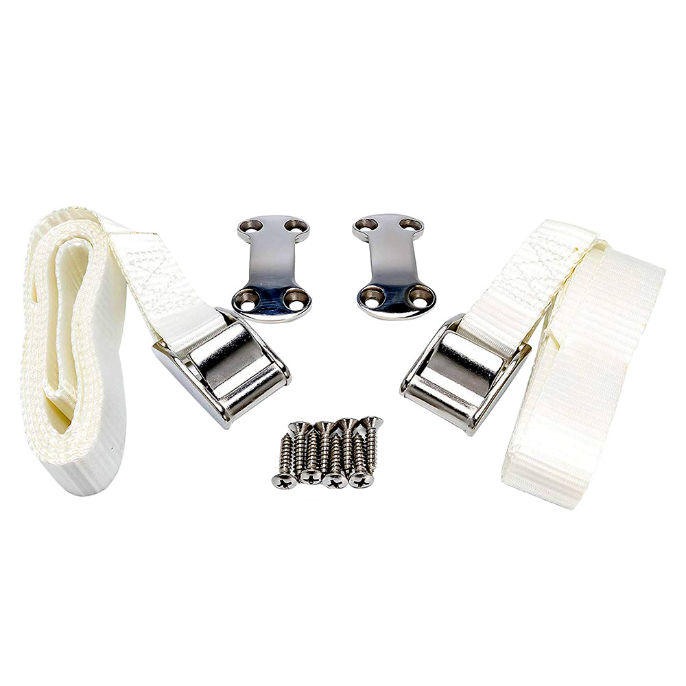 Kuuma Cooler Tie Down Kit by Kuuma Products, accessories for securing coolers with straps and hardware.