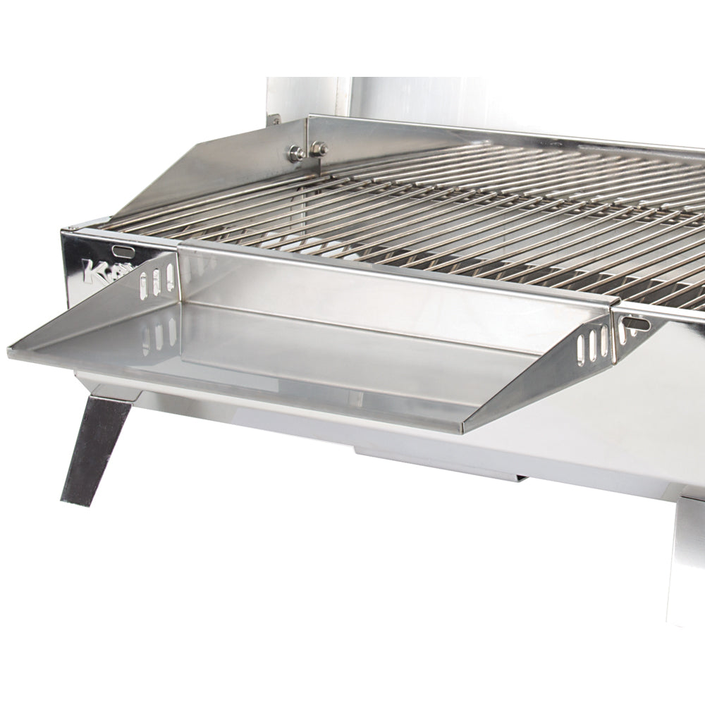 Kuuma Stow N Go Food Tray for deck or galley use, designed by Kuuma Products, shown in a marine kitchen setting.
