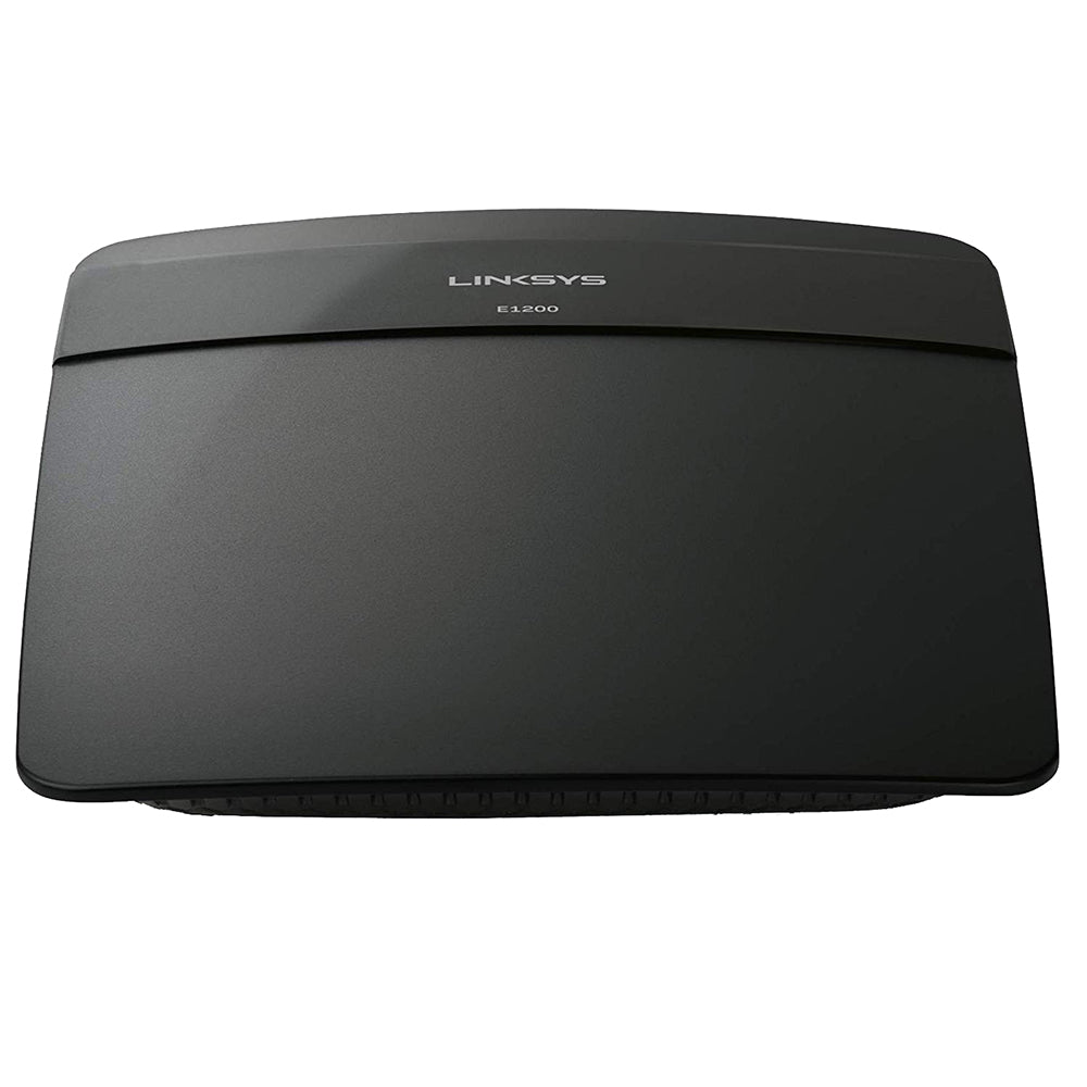 KVH 4-Port Wireless Router accessory with four Ethernet ports, black plastic housing, and antenna connections for reliable internet.