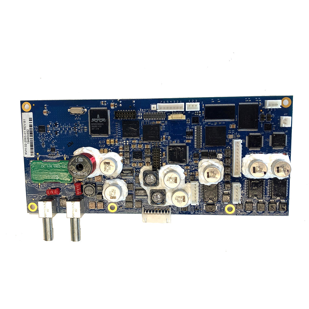 KVH Main PCB for TV3 with software kit pack, accessory electronic circuit board, FRU replacement part, for KVH TV systems.