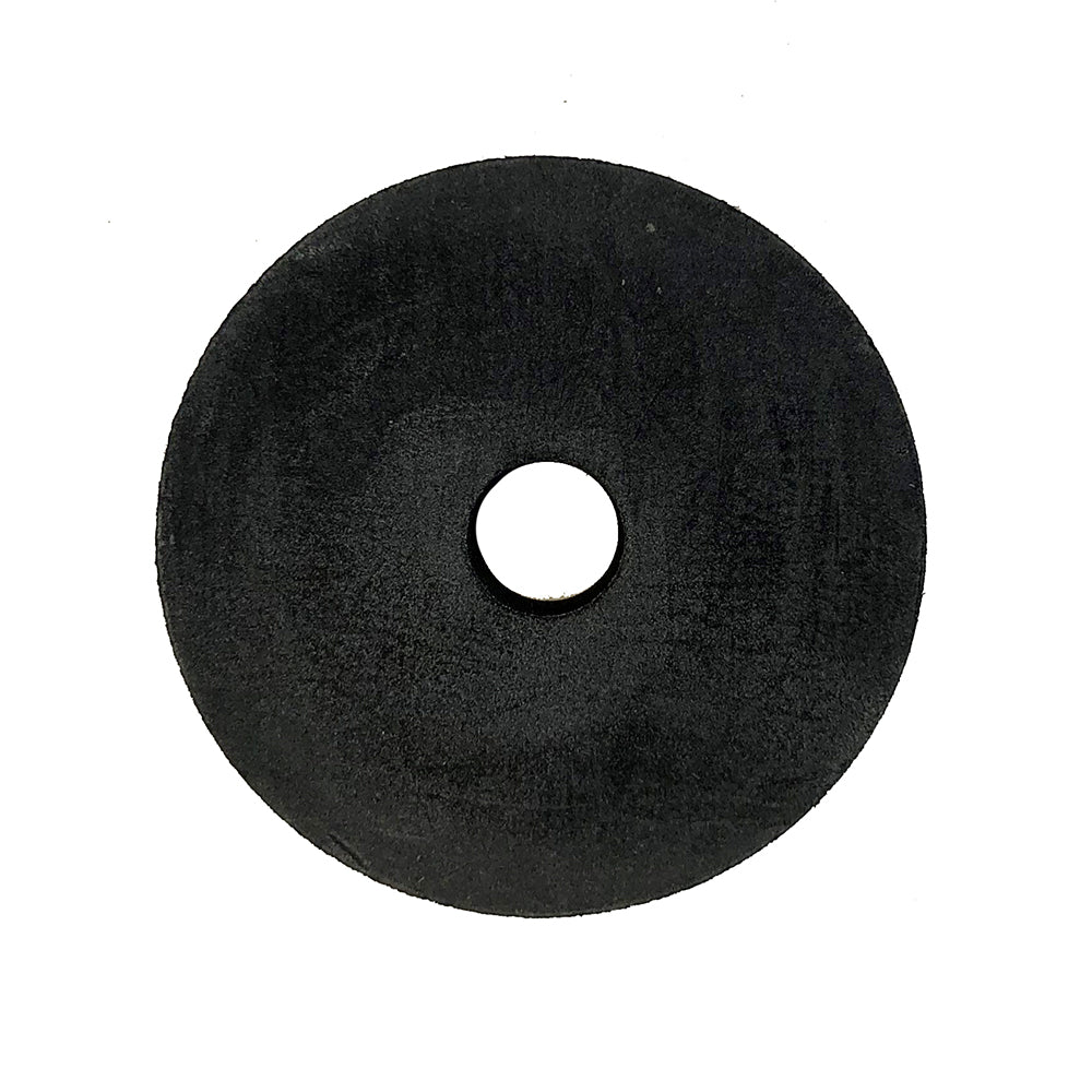 KVH Rubber Mounting Foot TV5 accessory for secure installation, shown in black with textured rubber surface.