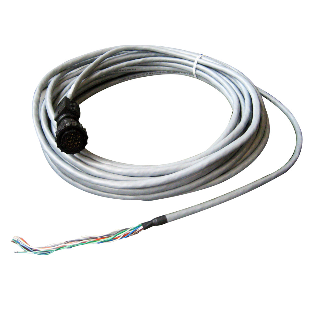 KVH satellite TV antenna data cable for TracVision 4, 6, M5, M7, HD7, 100-foot length, durable marine-grade cable.