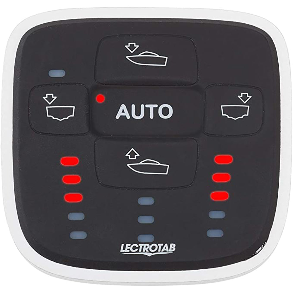 Lectrotab automatic leveling control for trim tabs, single actuator, marine boat trim tab accessory, durable and reliable.