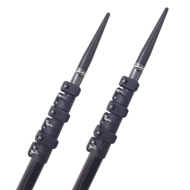 Lees 16 perches télescopiques en fibre de carbone pour montage Sidewinder