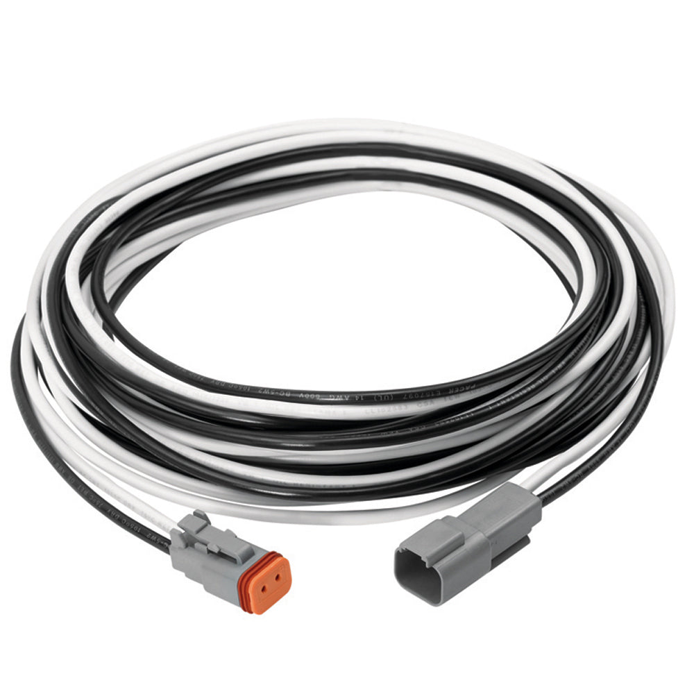 Lenco Marine 26-foot actuator extension harness with 12 AWG wires, used as trim tab accessory for marine boat systems.