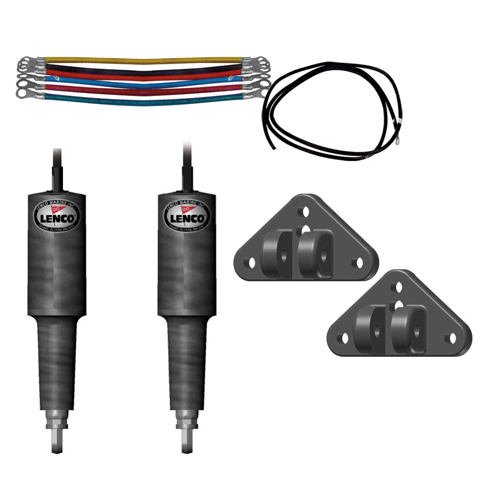 Lenco Marine Bennett Retrofit Kit 12V trim tab accessory for boat stabilizers, featuring compact electronic components.