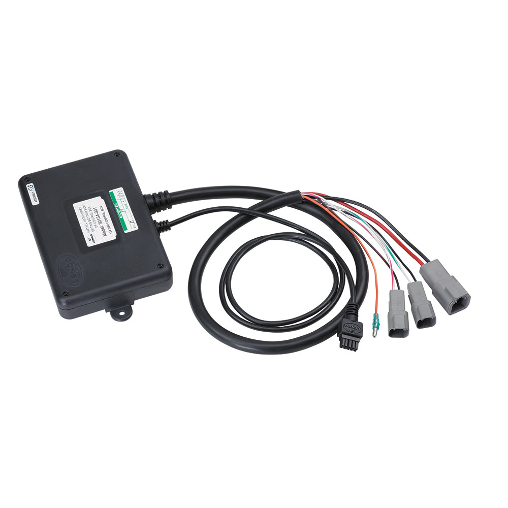 Lenco Marine replacement control box for 123SC-V2 trim tab accessories, shown in a close-up image of the control unit.