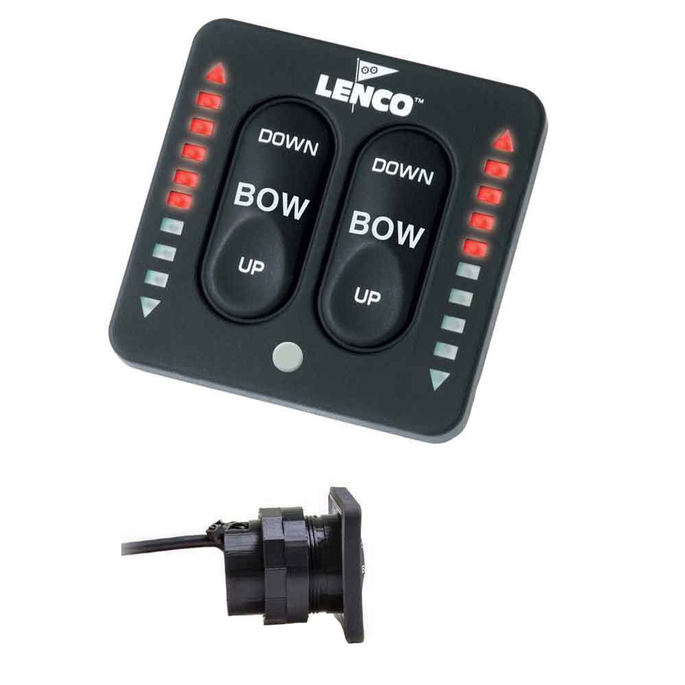 Lenco Marine replacement LED key pad for trim tab accessories, compatible with models 15270-001 and 15271-001.