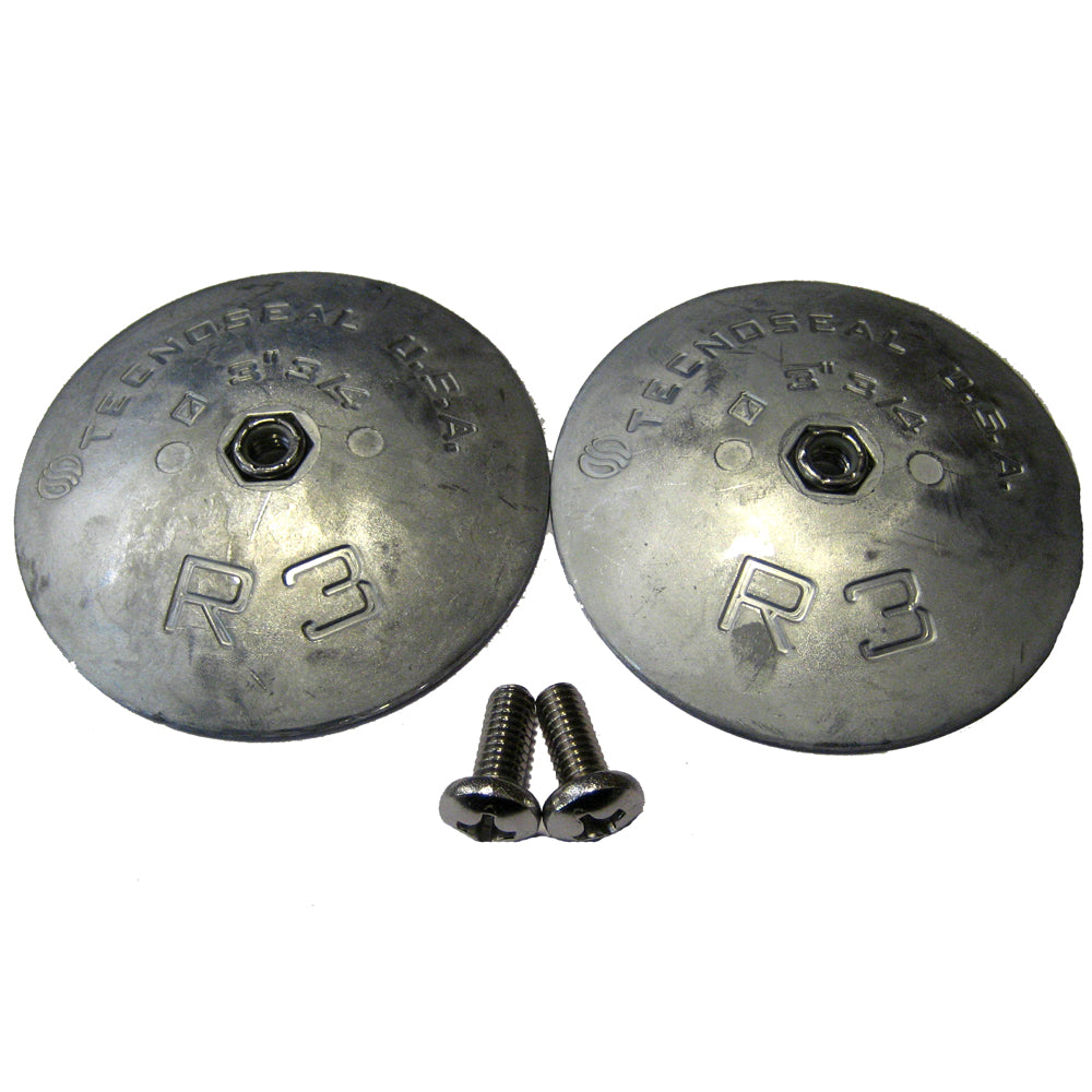 Lenco Sacrificial Anodes 3-3/4 inch trim tab accessories by Lenco Marine, shown in a 2-pack for corrosion protection.