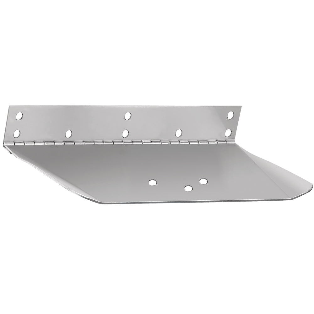 Lenco Marine 9x9-inch single 12-gauge replacement blade for trim tab accessories, showing a steel boat trim tab blade.