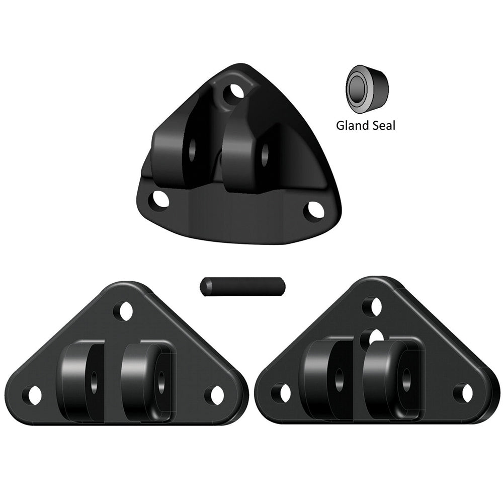 Lenco Marine universal actuator mounting bracket replacement kit for trim tab accessories, shown in the image.