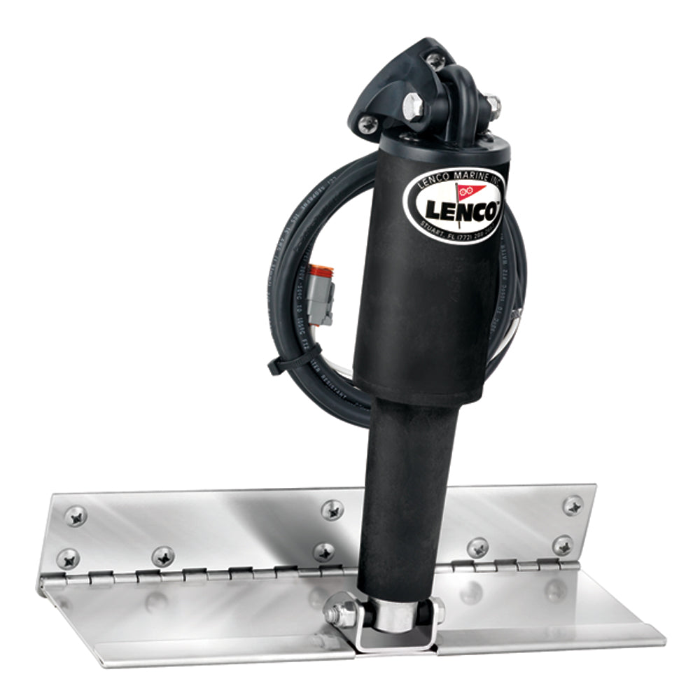 Kit de trim Lenco 4" x 12" pour espace limité sans interrupteur 12 V - Électropolissage - Actionneur court