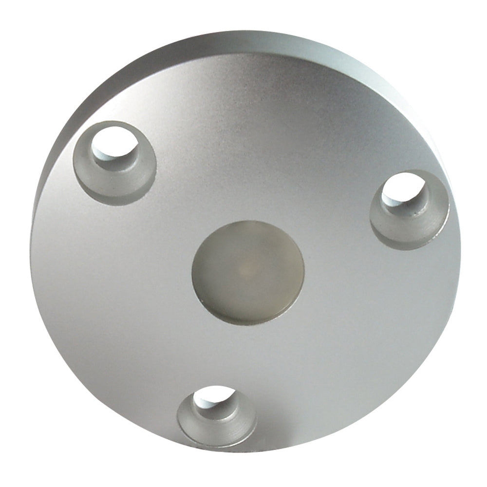 Lumitec Anywhere LED utility light with Spectrum RGBW in brushed finish, interior courtesy light for versatile illumination.