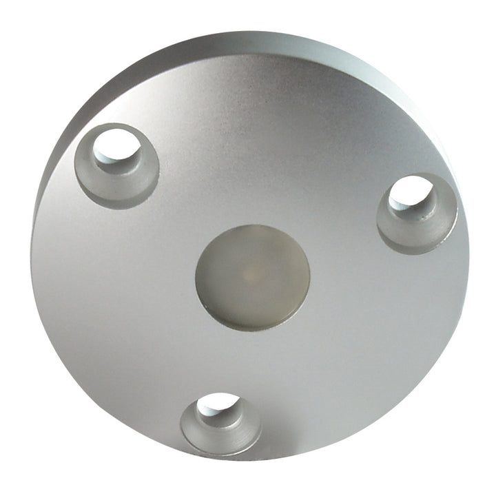Lumitec Anywhere LED utility light with Spectrum RGBW in brushed finish, interior courtesy light for versatile illumination.