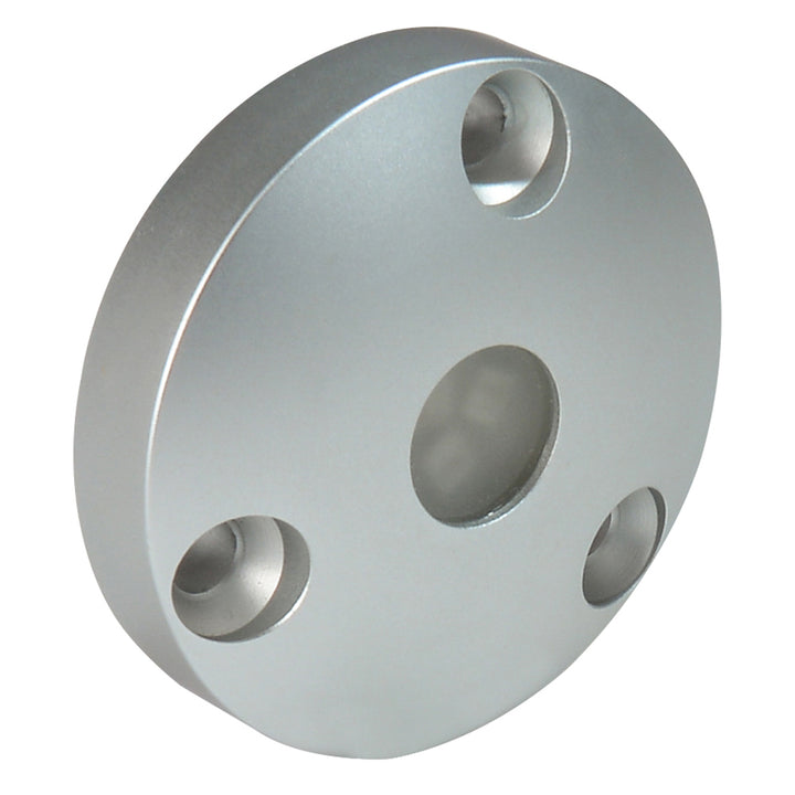 Lumitec Anywhere LED utility courtesy light in brushed finish, Spectrum RGBW interior lighting with adjustable color options.