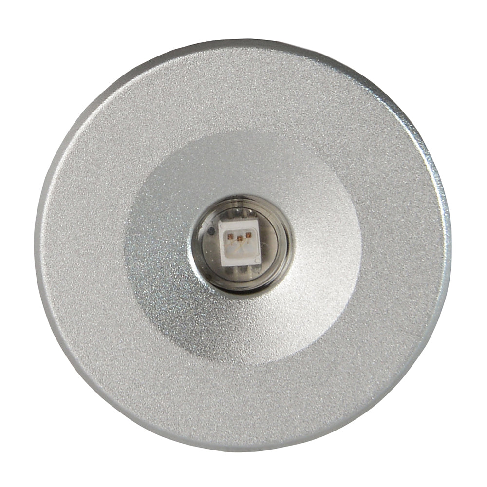 Lumitec Echo courtesy interior light with brushed housing and white LED illumination, designed for marine or vehicle use