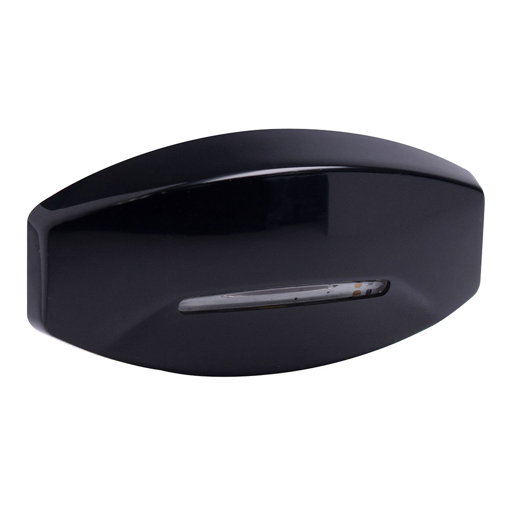 Lumitec Fiji courtesy lights in black housing with RGBW LEDs, shown in a 4-pack for interior and courtesy lighting.