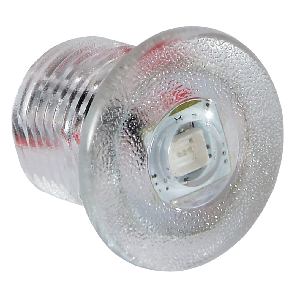 Lumitec Newt Livewell courtesy light in warm white, interior non-dimming light, designed for boat livewells and interior spaces.