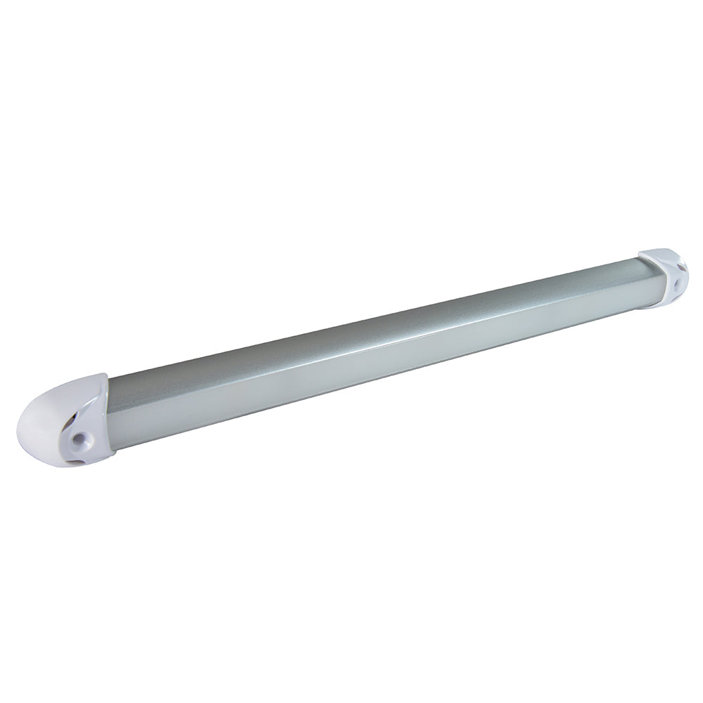 Lumitec Rail2 12-inch warm white interior courtesy light with dimming feature, suitable for boat or vehicle interior lighting.