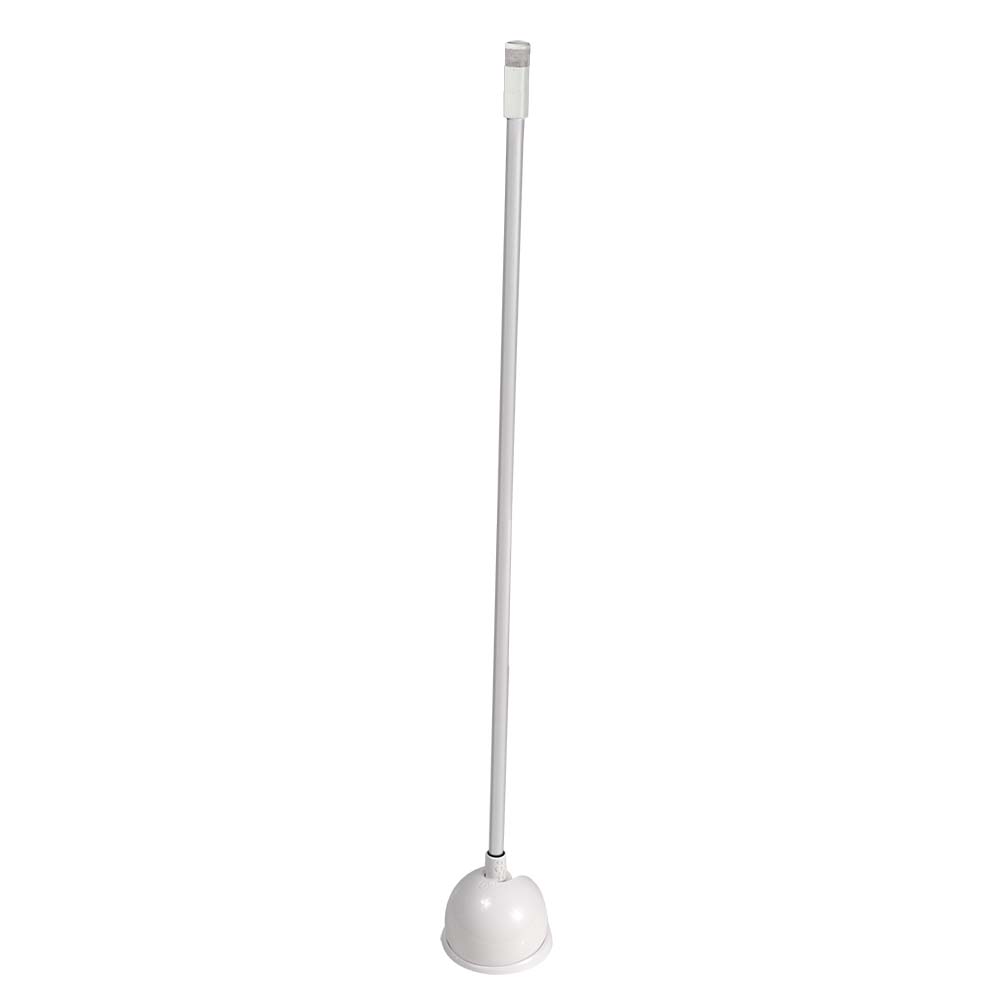 Lumitec Contour Anchor Light with 24-inch white shaft and white base, navigation light for marine vessels.