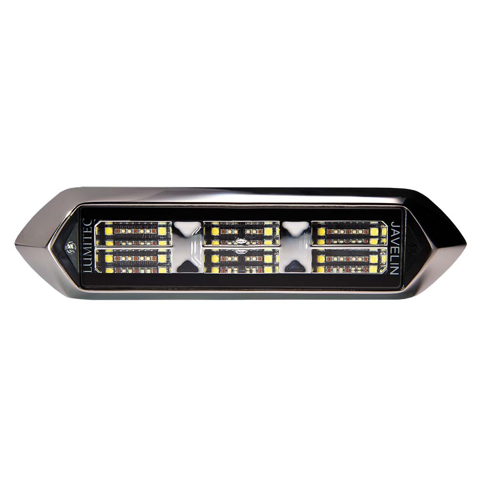 Lumitec Javelin 600X underwater light for boats, showcasing sleek design and durable waterproof construction.
