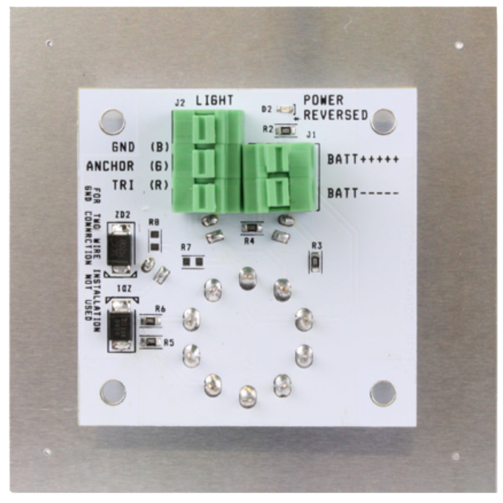 Lunasea Lighting Tri/Anchor/Flash Fixture Switch accessory for underwater lighting systems, shown in a close-up image.