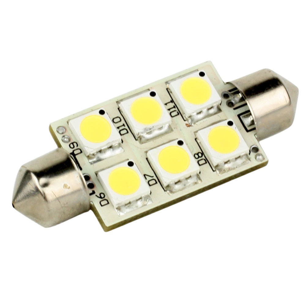 Guirlande lumineuse Lunasea simple face 6 LED - 10-30 V CC/1,5 W/97 lumens - Blanc chaud