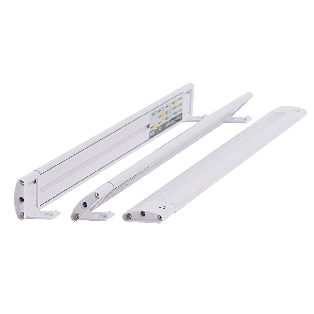 Lunasea Lighting 20-inch warm white LED courtesy light with built-in dimmer and switch, ideal for interior lighting.