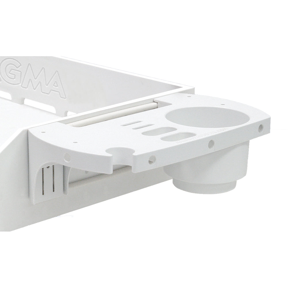 Magma Removable Side Station for deck or galley, stainless steel construction, designed for outdoor cooking and grilling.