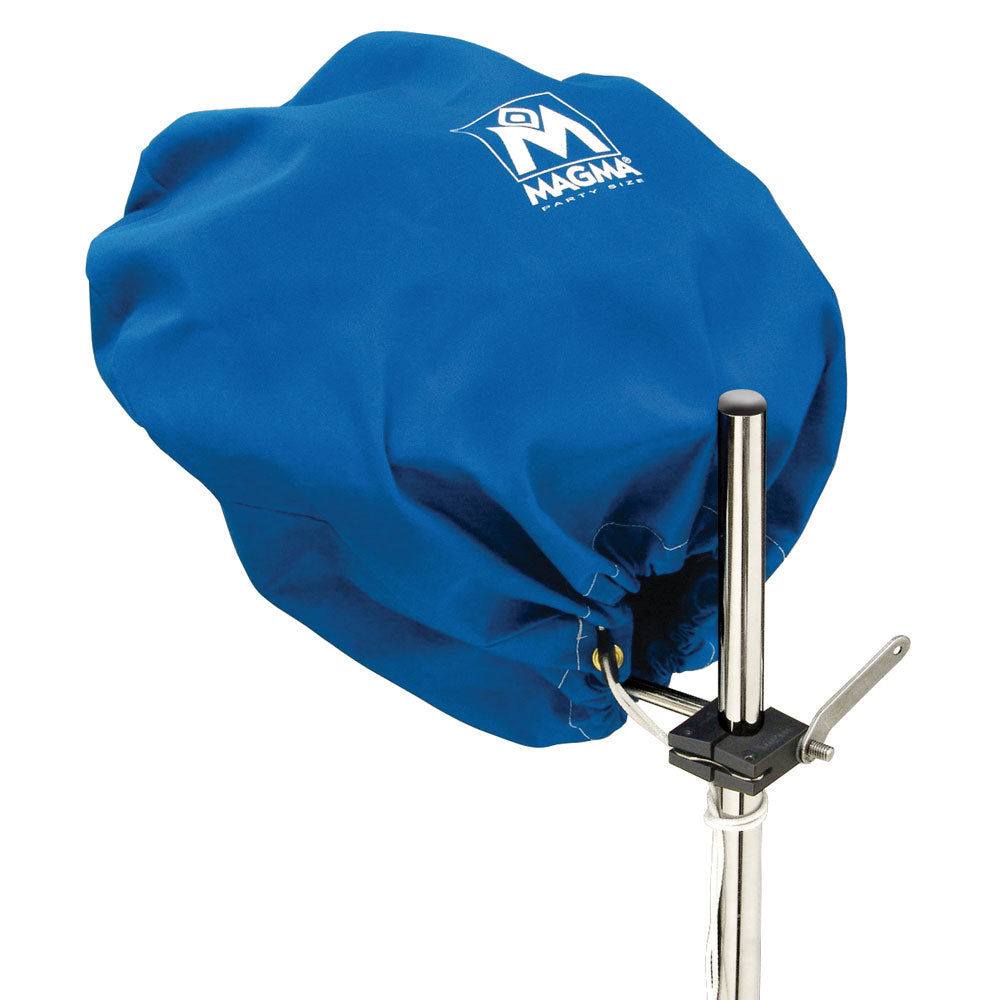 Pacific Blue Marine Kettle Grill Cover Tote Bag by Magma, 17-inch deck and galley protective cover with handle for outdoor grilling.
