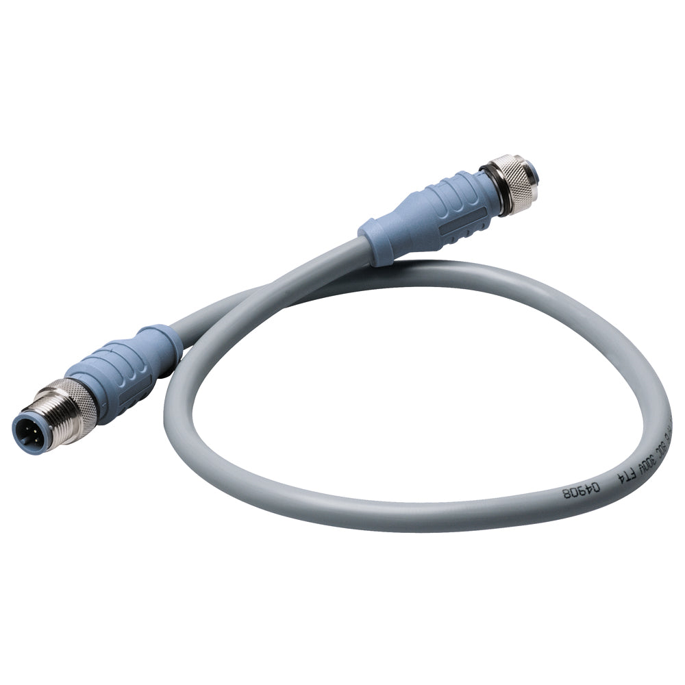Gray Maretron Mid Double-Ended NMEA cable set, 0.5 meter length, designed for marine sensor connections.