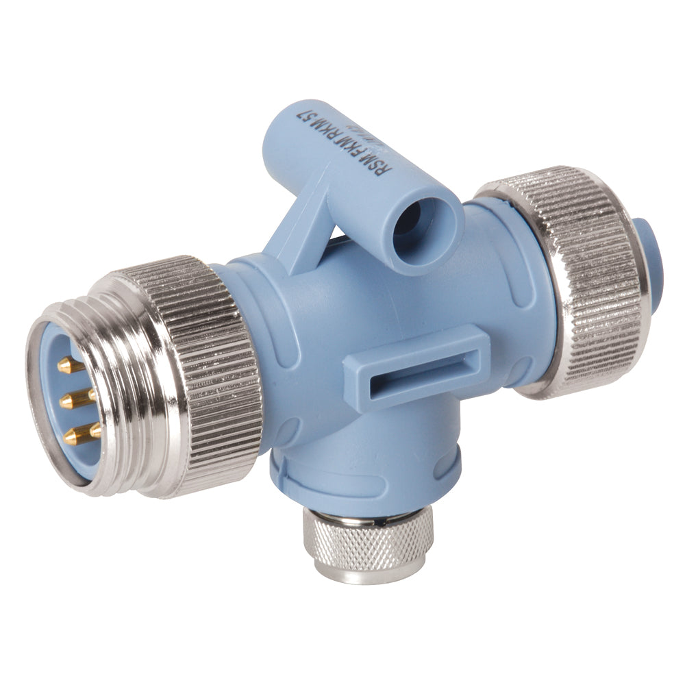 Maretron Mini/Micro Tee NMEA cable connector for marine electronics and sensor connections.