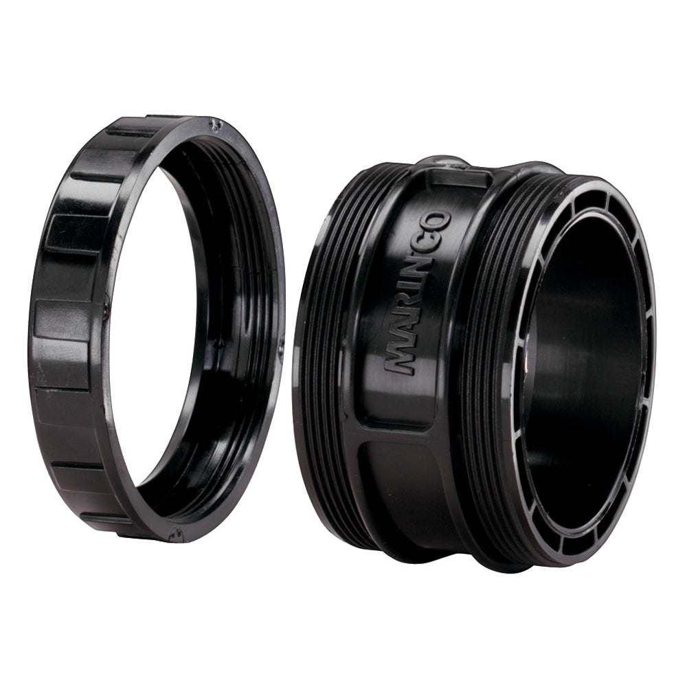 Marinco 30A Shore Power Sealing Collar with Ring for waterproof electrical connection, durable marine-grade accessory.