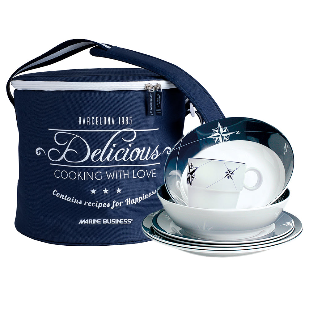 Set of 16 Marine Business Northwind melamine tableware baskets for marine deck or galley use, durable and lightweight.