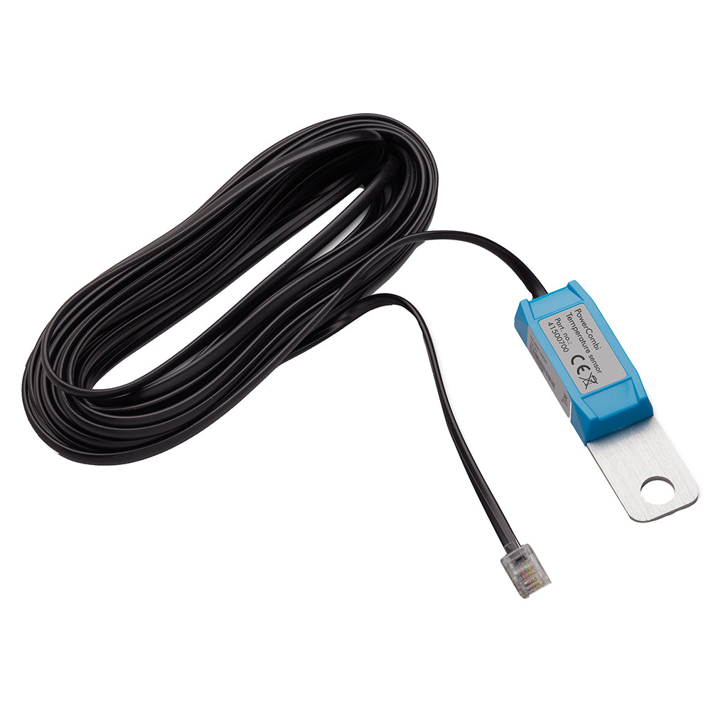 Mastervolt temperature sensor for PowerCombi, an accessory with a compact design used for monitoring temperature.