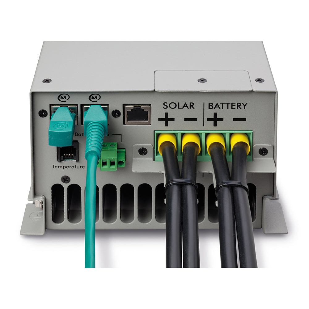 Mastervolt SCM60 MPPT-MB Controller for battery chargers, showing the device with display and control buttons.