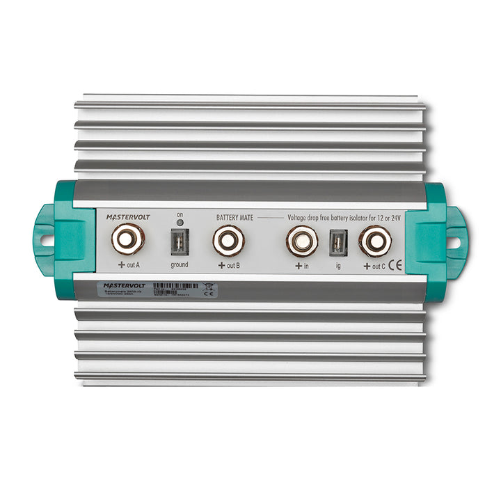 Mastervolt Battery Mate 2503 IG isolator for boats, 200 Amp, 3-bank battery isolator with durable design.