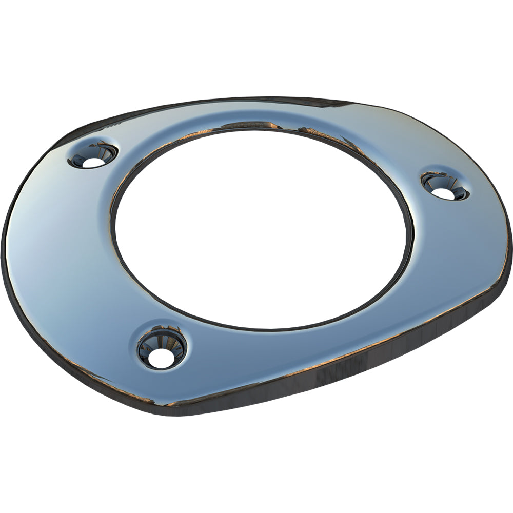 Mate Series stainless steel cap for oval plastic rod holders, used as accessory for fishing rod holder setups.