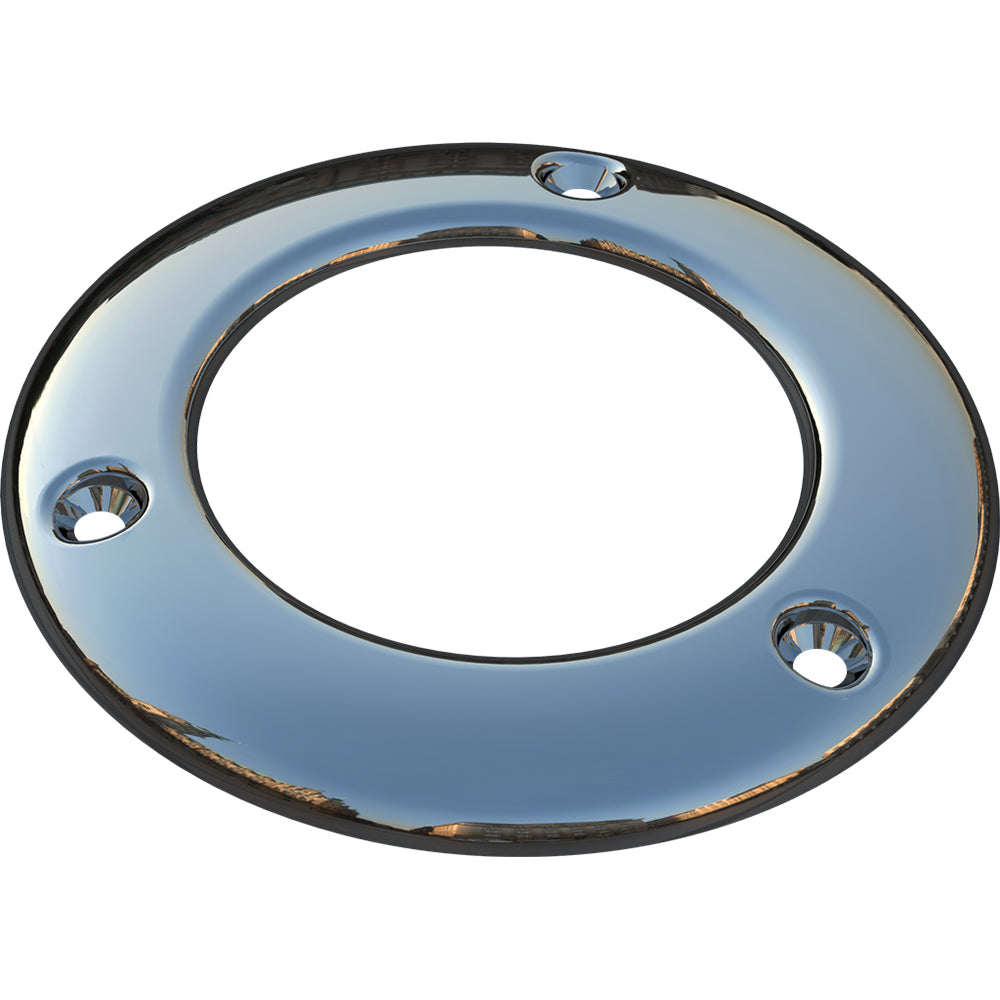 Mate Series stainless steel cap for round plastic rod holders, durable fishing accessory for secure rod placement.