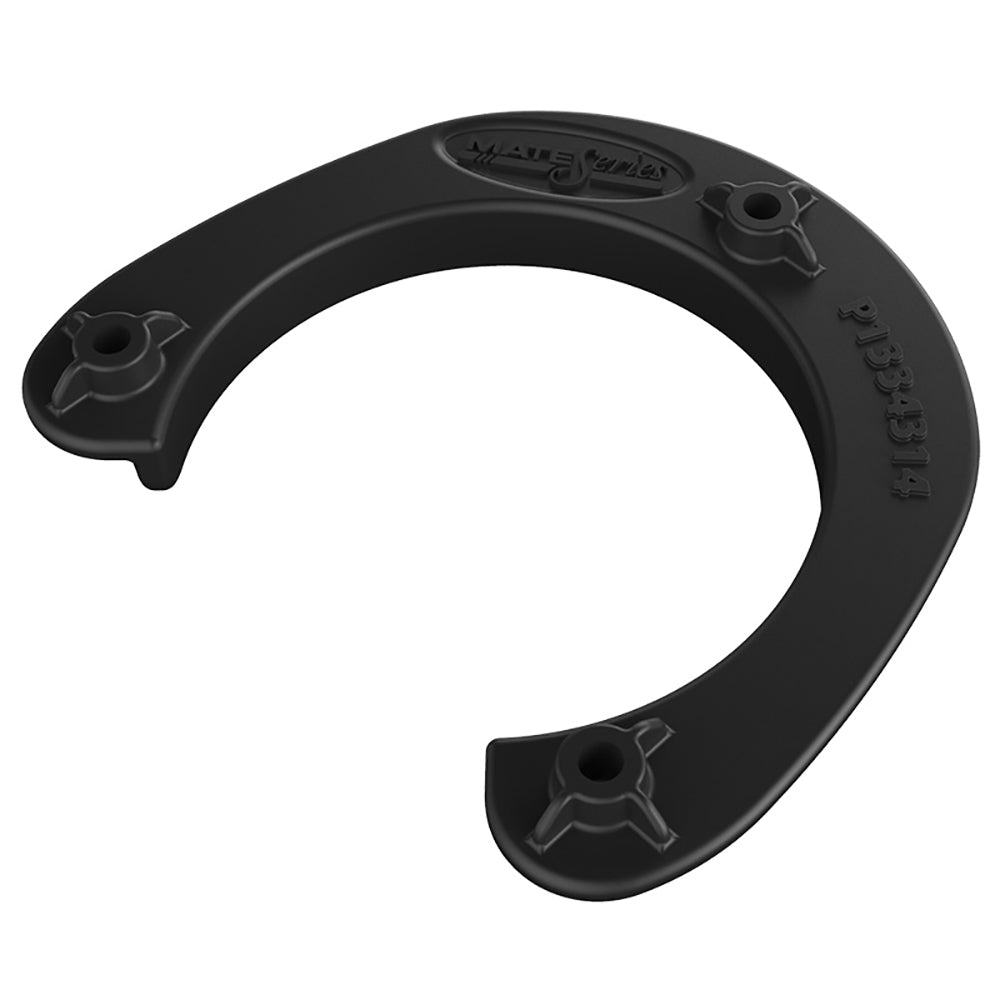 Plaque de support pour porte-gobelet en plastique de la série Mate pour tige/gobelet rond uniquement pour trous de 3-3/4 po