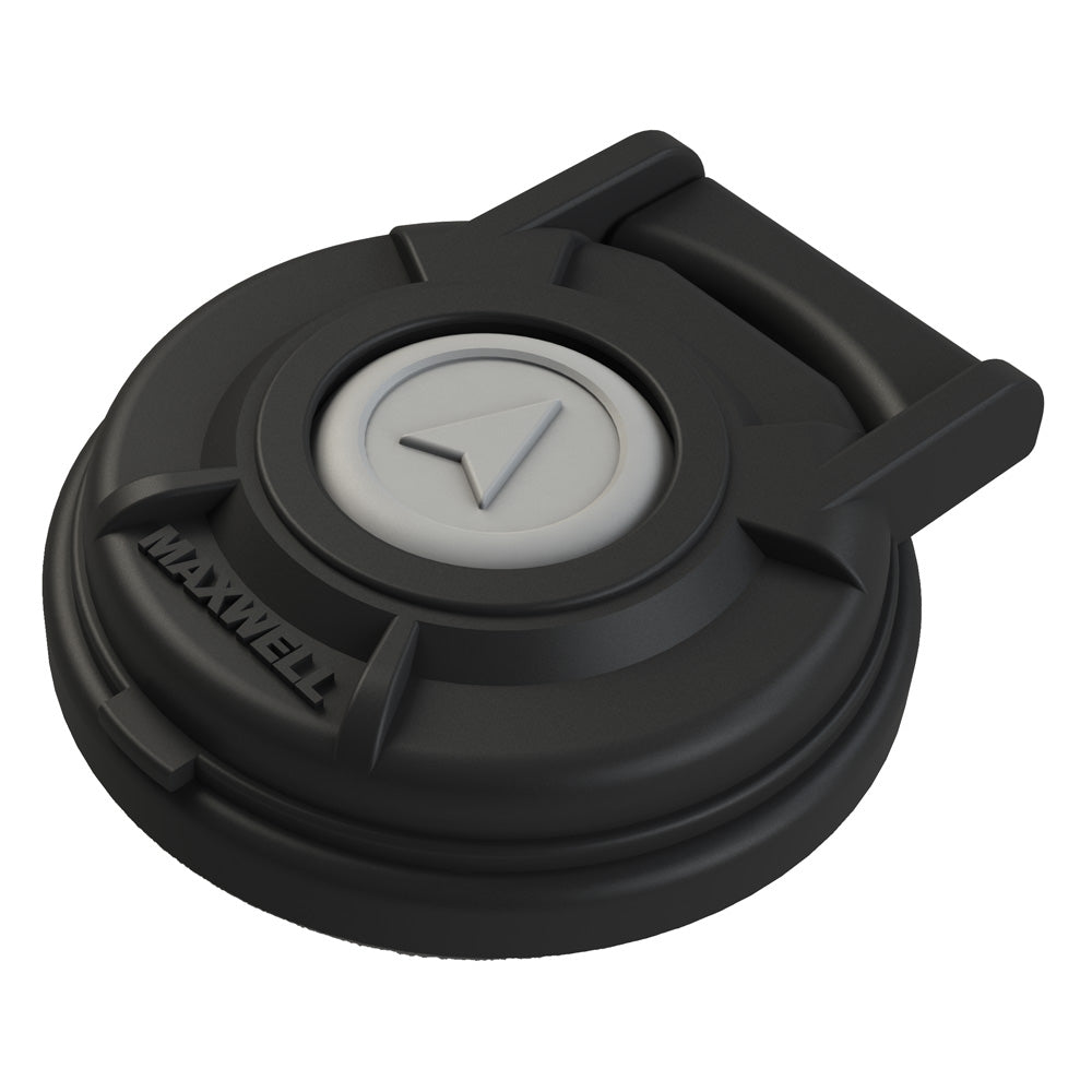 Maxwell Up/Down Footswitch for windlass, compact black pedal control, marine accessories for boat anchor management.