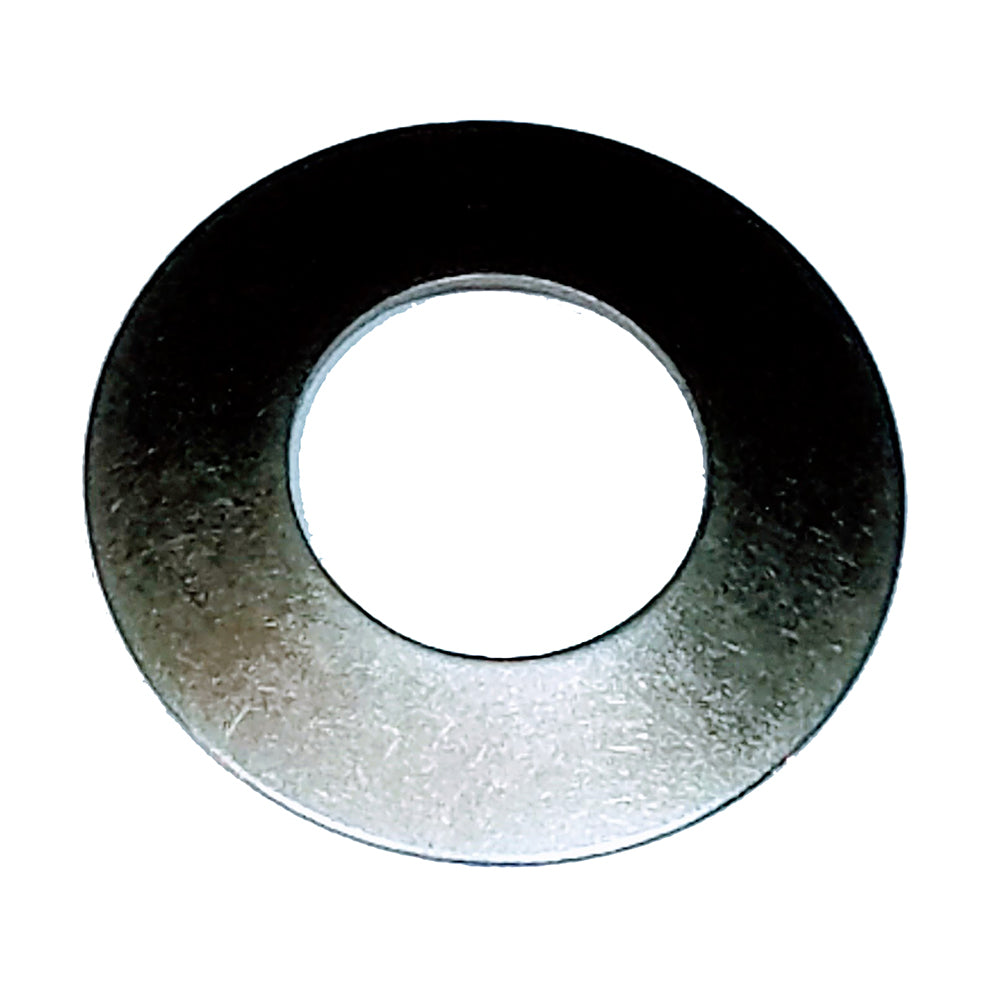 Maxwell Bellville washer for windlass accessories, 22.4mm inner diameter, 45mm outer diameter, 1mm thickness, metal component