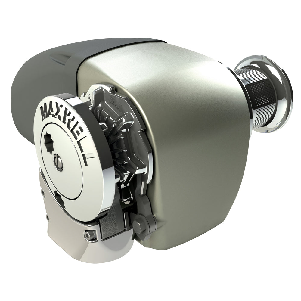 Maxwell HRC10 Horizontal Rope Chain Windlass with 12V motor, 3/8" chain, and 5/8" rope for boat anchoring systems