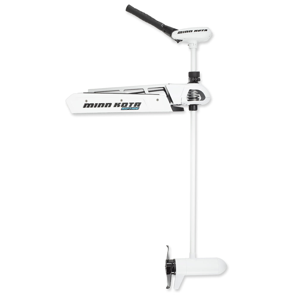 Minn Kota Riptide Fortrex 80 saltwater bow-mount trolling motor with 24V, 80 lb thrust, and 62-inch shaft for boats.