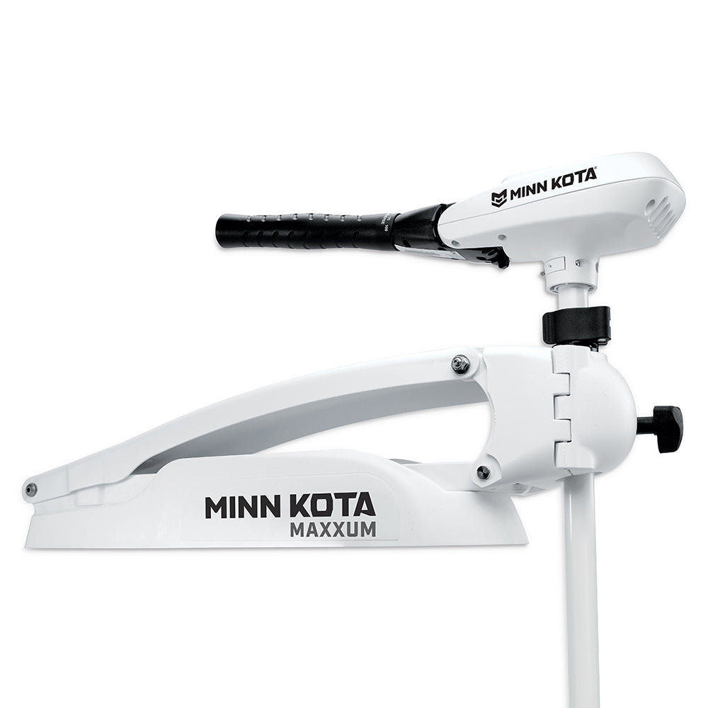 Minn Kota Riptide Maxxum RT55 bow-mount trolling motor with 12V, 55 lbs thrust, 52-inch shaft, for freshwater fishing boats.