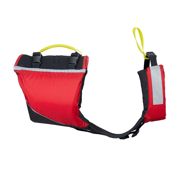 Mustang Underdog foam flotation PFD in red and black, medium size, personal flotation device by Mustang Survival.
