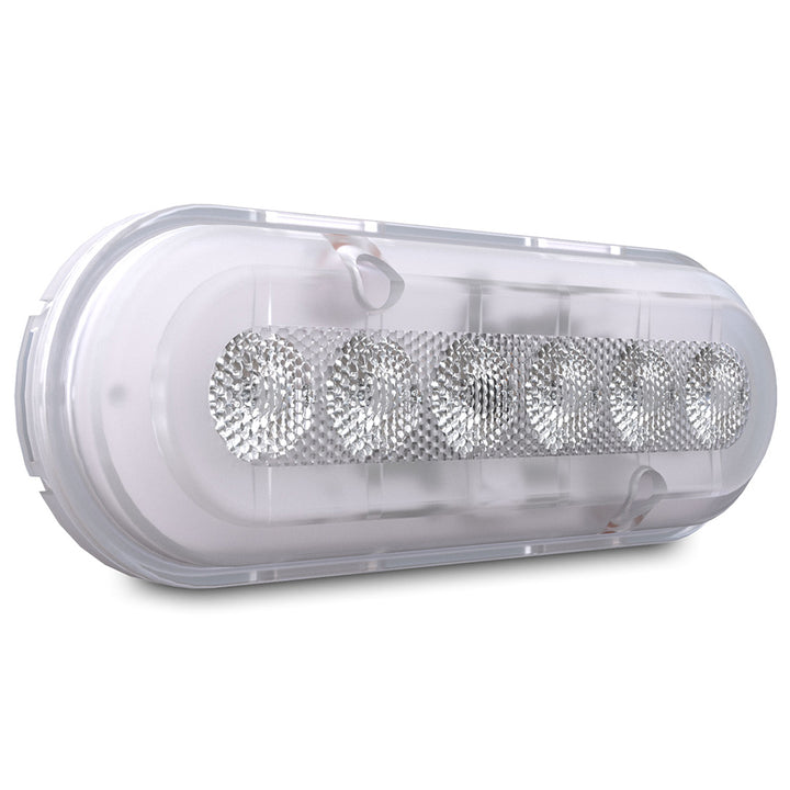 OceanLED M6 Gen2 Mast Light surface mount interior courtesy light in warm white, designed for marine vessel interior lighting.