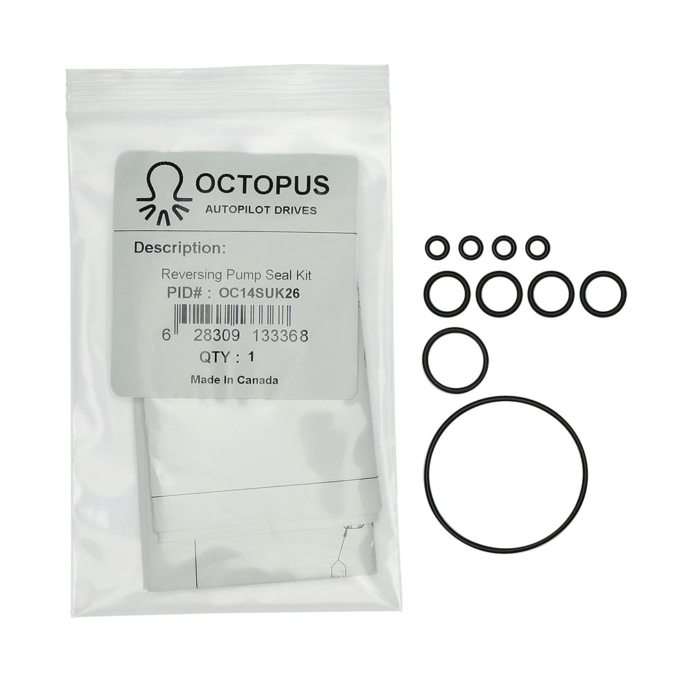 Octopus Seal Kit for Reversing Pump by Octopus Autopilot Drives, marine accessories, durable sealing components.